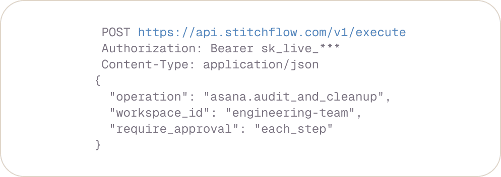 Stitchflow API